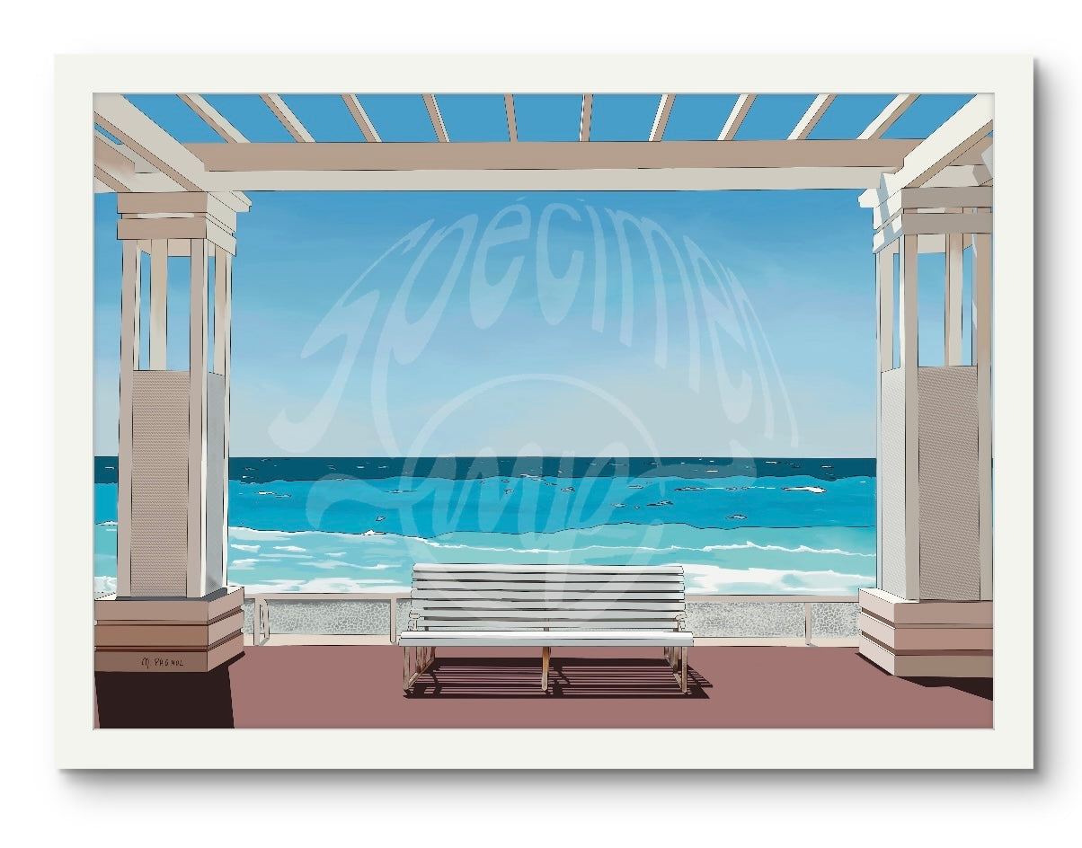 Nice, Promenade des Anglais - Digital Print