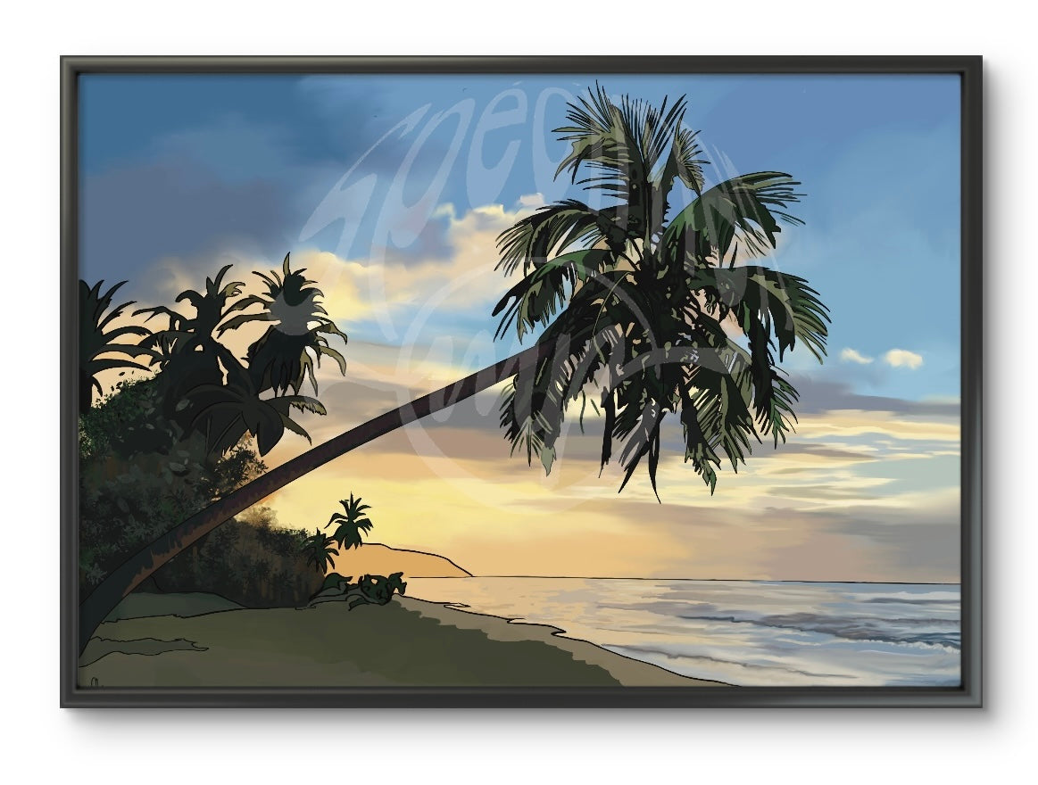Playa Coson, Domincan Republic - Digital Print