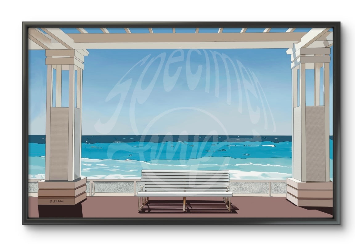Nice, Promenade des Anglais - Digital Print