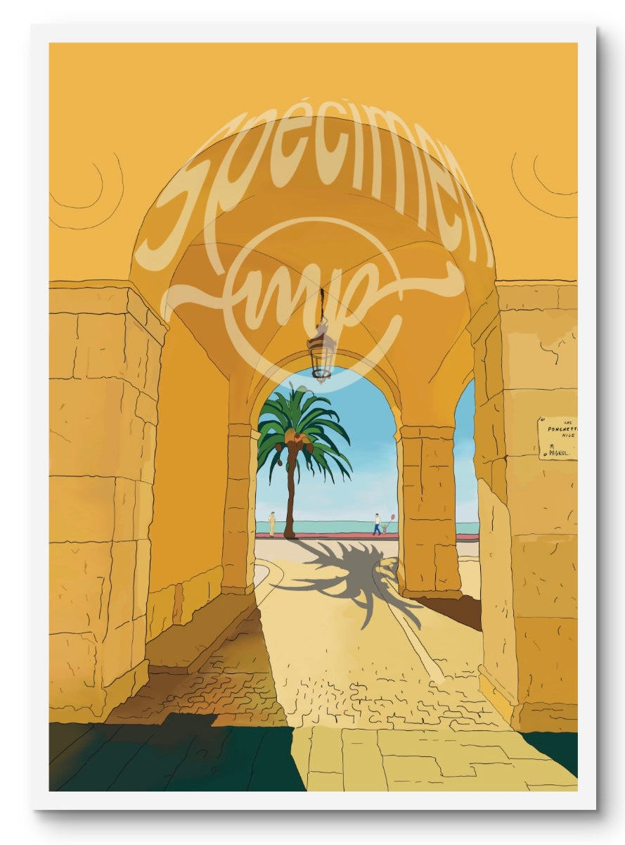 Nice Old Town - Digital Print