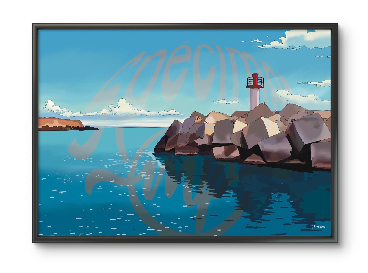 PHARE DE CARRO - Digital print