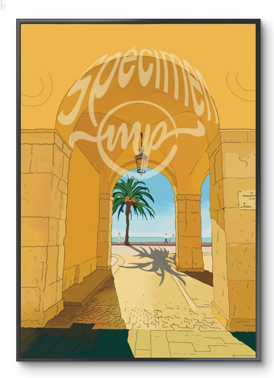 Nice Old Town - Digital Print
