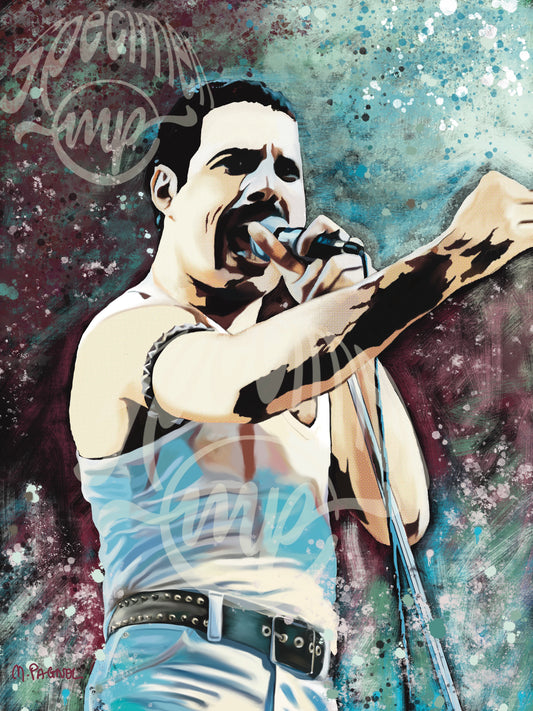 FREDDIE MERCURY -  QUEEN - Digital painting