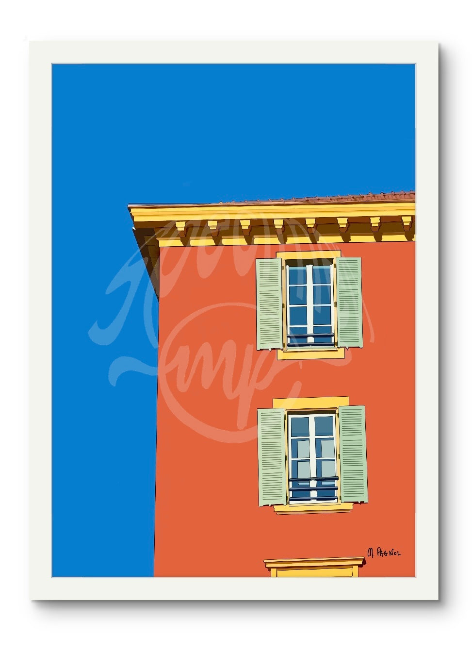 Nice, France - Old Town Building Digital Print