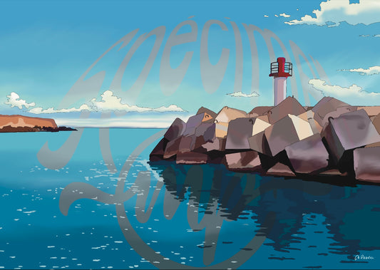PHARE DE CARRO - Digital print